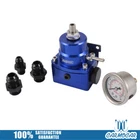 Fuel Inject Pressure Regulator Kit Blue AN8 AN6 W/ Boost Gauge 0-160PSI Efi New. Price: $126.97.