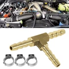 Fuel Injector Return Line Tee"t" Fitting Brass Ford 6.7L Powerstroke 11-20 New. Price: $16.90.
