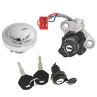 Ignition Switch Fuel Cap Seat Lock Keys Fit For Yamaha V-star 650 1998-2016 New. Price: $30.41.