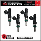Oem Bosch 0280158300 Fuel Injector Set Of 4 For 12 20 Fiat Renegade Rebuilt Remanufactured. Price: $152.00.
