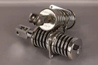 Ferrari Exhaust Hanger Bracket 106052 Testarossa 308 328 400 512 Excellent Pair Used. Price: $895.00.