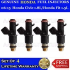 Genuine Honda 4X Fuel Injectors For 06-15 Civic 1.8L / 06-11 Fit 1.5L Remanufactured. Price: $65.00.