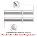 2XQUICK Connect Male 5/16 Fuel Rail Hose Plug Adapter For LS1 LS3 AN807-01A New. Price: $22.65.