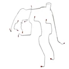 Front Brake Line Kit 2006-2010 Ford Explorer Stainless Steel TKT0641SS New. Price: $119.25.