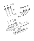Genuine Mopar Bolt Mounting 68148331AB New. Price: $13.87.
