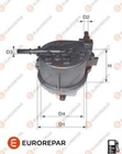 Eurorepar Ford Fiesta Fusion 1.4D 2001 Citroen Nemo C1 C2 C3 Fuel Filter New. Price: $16.69.