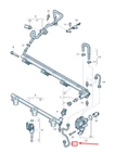 Genuine Vw Touareg 7P Fuel Line 03H133321F, New Product, Oem Neu. Price: $133.33.