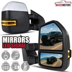 Towing Mirrors Fits 2017-2019 Ford F250 Superduty Power Heated Smoke Led Signal New. Price: $219.49.