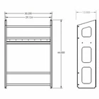 Hepfner Racing Products HRP6359-6-BLK Utility Jug Rack Bay 30-1/4 X 44 12 New. Price: $424.07.