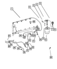 Genuine Mopar Tube 5137332AA New. Price: $103.92.
