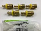 (5) Edelmann 741540 Push-on Swivel Female Fitting, 5/16" Tube X 1/4" Hose New. Price: $22.46.