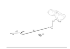 Genuine Mercedes-benz Fuel Line 204-470-18-24-64 New. Price: $49.50.