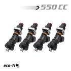 Blox Racing Eco-fi Street Fuel Injectors 550CC Honda B/d/h Series Set Of 4 New. Price: $220.80.