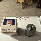 Nos 1962-1965 Corvette Gm #5650677 Ac #GF90 Gasoline Fuel Filter Oem New. Price: $76.50.