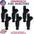 6PC New Oem Bosch Fuel Injectors 2005-2009 Chevrolet Equinox, Pontiac Torrent V6. Price: $199.00.