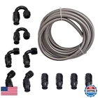 Maxpeedingrods 8AN 20FT Fuel Line Kit 1/2 Braided Steel AN8 Fittings New. Price: $116.65.