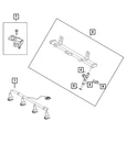 Genuine Mopar Injector Wiring 68363863AA New. Price: $136.79.