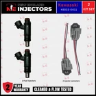 Set Of Kawasaki Injectors & Connectors 49033-0011 2006 2020 Remanufactured. Price: $171.00.