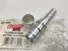 Ags ACR-004 Aluminum Union 5/8" Tube To #10 Hose Size New. Price: $13.46.