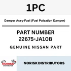 Oem Nissan Infiniti Assy-fuel (fuel Pulsation Damper) 22675-JA10B New. Price: $36.57.