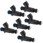 Set Of 6 Fuel Injectors Gas For Buick Allure Lacrosse Rendezvous Cadillac Cts New. Price: $153.01.