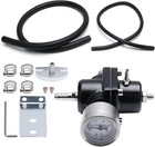 Aluminum Universal Adjustable Fuel Pressure Regulator Gauge+ Fitting Kit Black New. Price: $19.89.