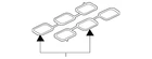 Genuine Nissan Engine Intake Manifold Gasket 14032-9BT0A New. Price: $51.42.