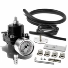 Universal New Adjustable Fuel Pressure Regulator Kit +0-140PSI Gage+hose Black. Price: $24.88.