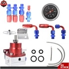 Universal Red Adjustable Fuel Pressure Regulator Kit 100PSI Guage AN6 Fitting New. Price: $34.18.