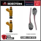 Set Of Kawasaki Injectors & Connectors 49033-1057 2001-2008 Remanufactured. Price: $114.00.