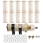 Diesel Fuel Water Separator Filter For Caterpillar 3406C 2AM-ON Engine 1000FG New. Price: $175.12.
