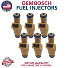 6X New Bosch Fuel Injectors Fits 1987-1998 Jeep Cherokee Wrangler 4.0L L6. Price: $199.00.