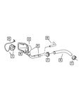 Genuine Mopar Fuel Filler Hose 52110306AB New. Price: $38.35.