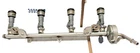 2008-2010 Chevrolet Malibu 2.4L Fuel Rail W/ Injectors Clips Oem AN197000056 Used. Price: $51.99.