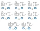 Fuel Injector Repair Seals Kit For Audi A4 A5 A6 A8 Quattro Q7 Vw Touareg New. Price: $46.49.