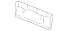 Genuine Gm Console Bracket 84505563 New. Price: $6.24.