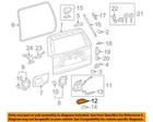 Toyota Oem 4RUNNER Liftgate Tailgate Hatch-lock Assembly Protector 6930835020 New. Price: $54.00.