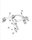 Jeep Chrysler Oem 96-01 Cherokee-fuel Rail 5014496AE New. Price: $284.39.