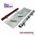 700271, Two Fuel Rail 6IN 18 (X2) Silver Performance New. Price: $87.95.