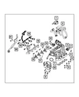 Genuine Mopar Injector Wiring 68439591AA New. Price: $80.09.