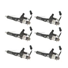 6X Fuel Injectors 095000-6593 VH23670E0012 For Hino J08E Kobelco SK350-8 1984-18 New. Price: $588.22.