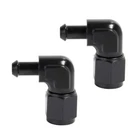 Lokocar 6AN Female To 5/16" Od Barb Hose Fitting 90 Degree Swivel Black 2PCS New. Price: $15.99.