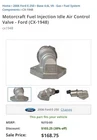 Genuine Motorcraft CX-1948 Idle Air Control Valve Fast Ship! New. Price: $110.00.