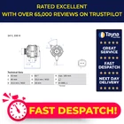 Alternator Fits Citroen C4 Picasso MK1 1.6D 2.0D 07 Bosch 5702C2 5702E1 New. Price: $331.53.