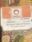 Carburetor Idle Control Unit Kit Acdelco D6566 New. Price: $125.00.