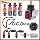 Oil 0-100PSI Gauge -6AN Black-red Adjustable Fuel Pressure Regulator Kit New. Price: $32.07.