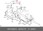 Genuine Oe Hosepower Steering Oil Pump Suction 4455A770 For Mitsubishi 4455-A770 Neu. Price: $33.06.