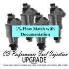 1% Flow Match Denso Upgrade Fuel Injectors (4) Set For 83-87 Toyota 2.0 2.4 I4 Remanufactured. Price: $279.99.