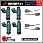 Set Of Kawasaki Injectors & Connectors 49033-3707 2003-2019 Remanufactured. Price: $256.50.