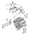 Genuine Mopar Fuel Rail Wiring 4869538AE New. Price: $38.93.